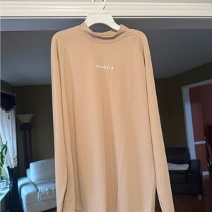 YoungLA Men's Beige Long Sleeve Tee
